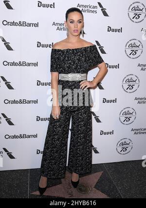 Katy Perry partecipa al Capitol Records 75th Anniversary Gala Foto Stock