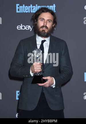 Casey Affleck ai 22nd Annual Critics' Choice Awards che si tengono a Barker Hanger Foto Stock