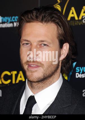 Luke Bracey partecipa all'Accademia Australiana che ospita 6th premi internazionali AACTA tenuti all'Avalon Hollywood Foto Stock