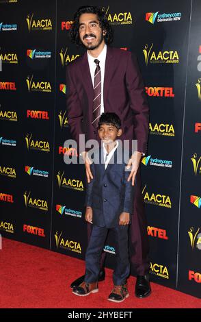 Dev Patel, Sunny Pawar partecipa all'Accademia Australiana che ospita 6th premi internazionali AACTA che si tengono all'Avalon Hollywood Foto Stock