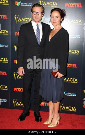 Simon Baker partecipa all'Accademia Australiana che ospita 6th premi internazionali AACTA tenuti all'Avalon Hollywood Foto Stock