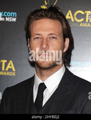 Luke Bracey partecipa all'Accademia Australiana che ospita 6th premi internazionali AACTA tenuti all'Avalon Hollywood Foto Stock