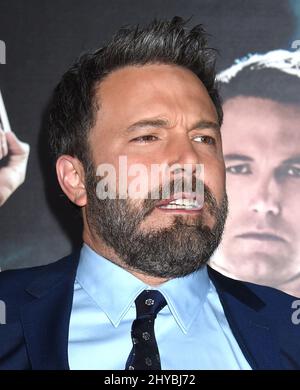 Ben Affleck partecipa alla prima mondiale di 'Live by Night' a Los Angeles Foto Stock