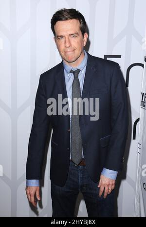 Ed Helms che partecipa al 'Libro dell'Amore' Los Angeles Premiere tenuto al Grove Theatre Foto Stock