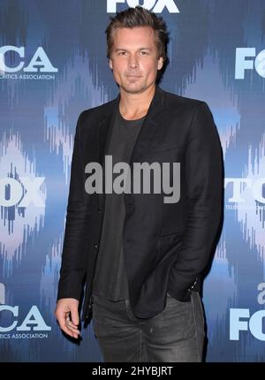 Len Wiseman partecipa AL FOX Winter TCA All Star Party 2017 che si tiene presso il Langham Huntington Hotel Foto Stock