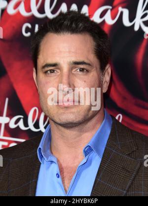 Victor H. Webster partecipa al Hallmark Channel e Hallmark Movies & Mysteries Inverno 2017 TCA Press Tour Party tenuto presso la Tournament House di Pasadena, California Foto Stock