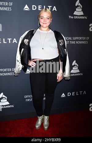 Elle King arriva per l'evento ufficiale Grammy della Delta Air Lines che si tiene a Beauty & Essex, Hollywood, Los Angeles, 9th febbraio 2017 Foto Stock