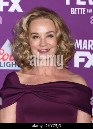 Jessica Lange partecipa all'evento "feud: Bette and Joan" Red Carpet che si tiene al TCL Chinese Theatre Foto Stock