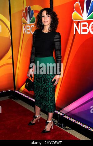 Jennifer Beals partecipa al Mid Season Press Day della NBC a New York Foto Stock
