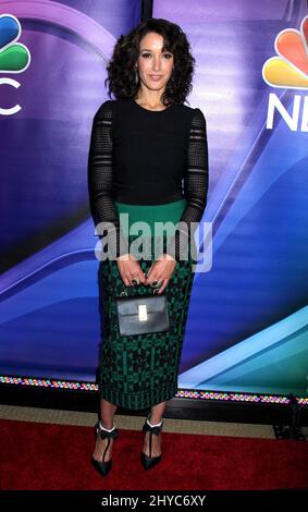 Jennifer Beals partecipa al Mid Season Press Day della NBC a New York Foto Stock