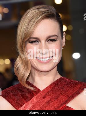 Brie Larson che frequenta Warner Bros. Le immagini e le immagini leggendarie presentano la prima di 'Kong: Skull Island' tenuta al Dolby Theatre a Los Angeles, USA Foto Stock