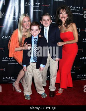 Liza Huber, figlio di Brendan Hesterberg & Royce Hesterberg & Susan Lucci che ha partecipato al Celebration Gala di UCP 70th anniversario tenuto al New York Hilton a New York, USA Foto Stock