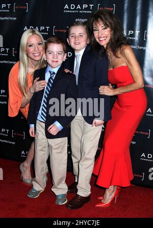 Liza Huber, figlio di Brendan Hesterberg & Royce Hesterberg & Susan Lucci che ha partecipato al Celebration Gala di UCP 70th anniversario tenuto al New York Hilton a New York, USA Foto Stock