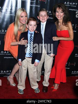 Liza Huber, figlio di Brendan Hesterberg & Royce Hesterberg & Susan Lucci che ha partecipato al Celebration Gala di UCP 70th anniversario tenuto al New York Hilton a New York, USA Foto Stock