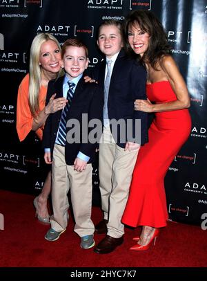 Liza Huber, figlio di Brendan Hesterberg & Royce Hesterberg & Susan Lucci che ha partecipato al Celebration Gala di UCP 70th anniversario tenuto al New York Hilton a New York, USA Foto Stock