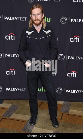 Austin Amelio arriva al PaleyFest annuale 34th Los Angeles: The Walking Dead tenuto al Dolby Theatre Foto Stock