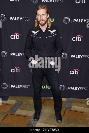 Austin Amelio arriva al PaleyFest annuale 34th Los Angeles: The Walking Dead tenuto al Dolby Theatre Foto Stock