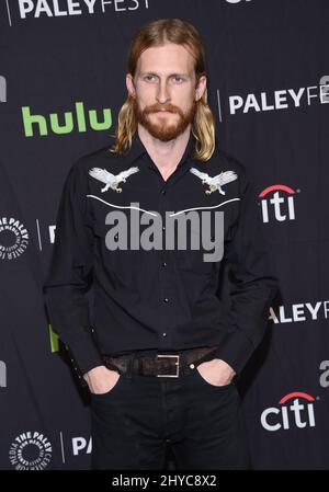 Austin Amelio arriva al PaleyFest annuale 34th Los Angeles: The Walking Dead tenuto al Dolby Theatre Foto Stock