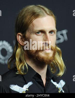 Austin Amelio arriva al PaleyFest annuale 34th Los Angeles: The Walking Dead tenuto al Dolby Theatre Foto Stock