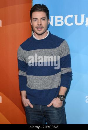 Josh Henderson arriva al giorno della Stampa estiva universale NBC 2017 presso il Beverly Hilton Hotel a Beverly Hills, Los Angeles, 20th marzo 2017 Foto Stock