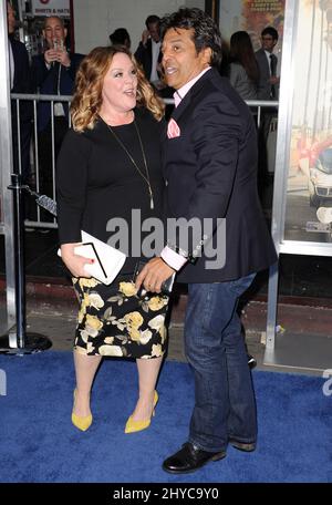 Melissa McCarthy, Erik Estrada arrivando alla 'Chips' Premiere tenuto al TCL Chinese Theatre Foto Stock