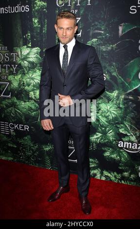 Charlie Hunnam 'The Lost City of Z' Los Angeles Premiere tenuto presso l'ARCLIGHT Cinemas Hollywood Foto Stock