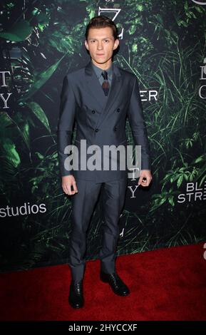 Tom Holland 'The Lost City of Z' Los Angeles Premiere tenuto presso l'ARCLIGHT Cinemas Hollywood Foto Stock