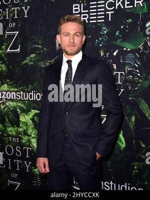 Charlie Hunnam 'The Lost City of Z' Los Angeles Premiere tenuto presso l'ARCLIGHT Cinemas Hollywood Foto Stock