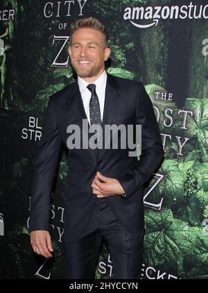 Charlie Hunnam 'The Lost City of Z' Los Angeles Premiere tenuto presso l'ARCLIGHT Cinemas Hollywood Foto Stock