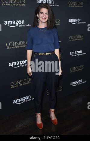 Gaby Hoffman arriva all'evento FYC per la 'transparent' di Amazon Video tenuto presso l'Hollywood Athletic Club di Los Angeles, USA Foto Stock