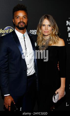 EKA Darville, Leela Darville arriva al Magic Mike Las Vegas Opening Night, Club Domina all'Hard Rock Hotel & Casino Foto Stock