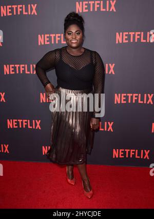 Danielle Brooks che partecipa a un Orange è il nuovo screening nero a Los Angeles Foto Stock