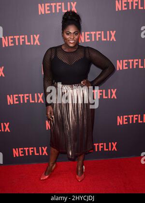 Danielle Brooks che partecipa a un Orange è il nuovo screening nero a Los Angeles Foto Stock