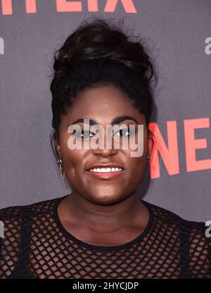 Danielle Brooks che partecipa a un Orange è il nuovo screening nero a Los Angeles Foto Stock