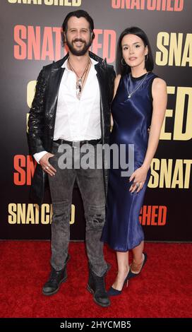 Stefan Kapicic e Ivana Horvat 'Snatched' World Premiere tenuto al Regency Village Theatre Foto Stock