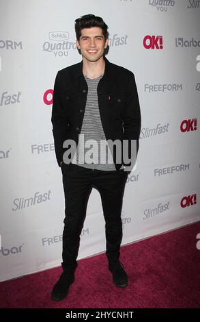 Carter Jenkins arriva all'OK Magazine Summer Kickoff tenuto al W Hotel Foto Stock