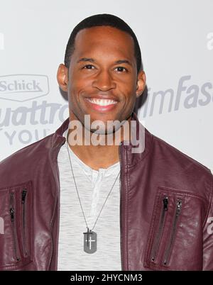 Lawrence Saint-Victor arrivo all'OK Magazine Summer Kickoff tenuto al W Hotel Foto Stock