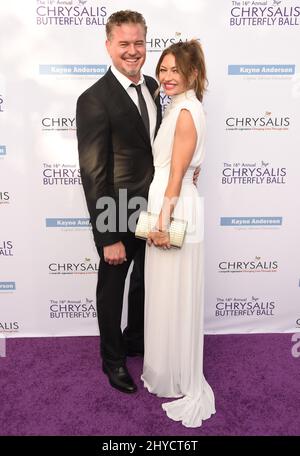 Eric Dane e Rebecca Gayheart partecipano alla Chrysalis Butterfly Ball annuale 16th a Los Angeles Foto Stock