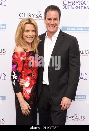 Vanna White e John Donaldson partecipano alla Chrysalis Butterfly Ball annuale 16th a Los Angeles Foto Stock