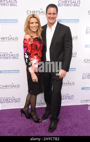 Vanna White e John Donaldson partecipano alla Chrysalis Butterfly Ball annuale 16th a Los Angeles Foto Stock