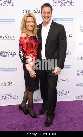 Vanna White e John Donaldson partecipano alla Chrysalis Butterfly Ball annuale 16th a Los Angeles Foto Stock