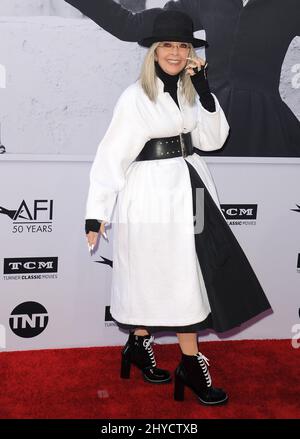 Diane Keaton partecipa al tributo di gala dell'AFI Life Achievement Award a Diane Keaton - Arrivi tenuti al Dolby Theatre Foto Stock