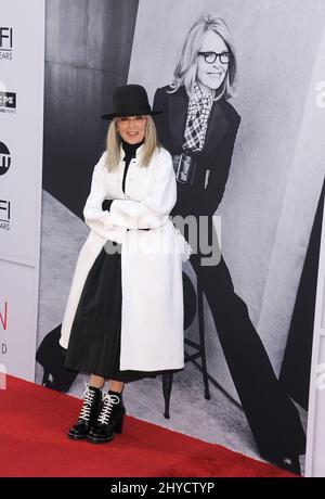 Diane Keaton partecipa al tributo di gala dell'AFI Life Achievement Award a Diane Keaton - Arrivi tenuti al Dolby Theatre Foto Stock