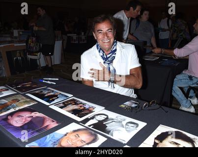 Thao Penghlis partecipa allo spettacolo di Hollywood che si tiene al Westin LAX Hotel Foto Stock