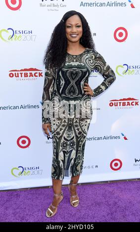 Garcelle Beauvais partecipa al gala DesignCare 2017 organizzato dalla Fondazione HollyRod, che si svolge in una residenza privata Foto Stock