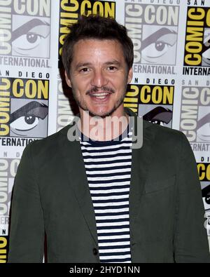 Pedro Pascal frequenta il cast "Kingsman: The Golden Circle" a Comic-con tenuto presso l'Hilton Bayfron Foto Stock