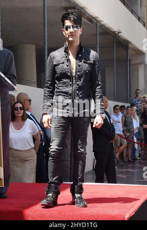 Criss Angel partecipa alla cerimonia della Hollywood Walk of Fame a Los Angeles Foto Stock