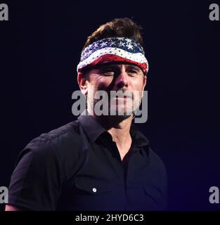 Charles Esten sul palco durante il Grand Ole Opry Total Eclipse Show al Grand Ole Opry di Nashville Foto Stock