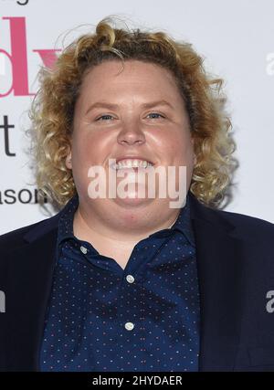 Fortune Feimster arriva per la finale stagione finale del 'progetto Mindy' Premiere Party tenuto a Londra West Hollywood, Los Angeles Foto Stock