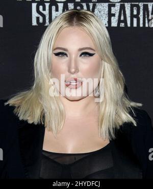 Hayley Hasselhoff frequenta la Knott's Scary Farm e la Instagram's Celebrity Night tenutasi presso la Knott's Berry Farm Foto Stock